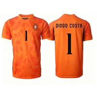 Stroje piłkarskie Portugalia Diogo Costa #1 Bramkarskie Koszulka Wyjazdowej MŚ 2026 Krótki Rękaw